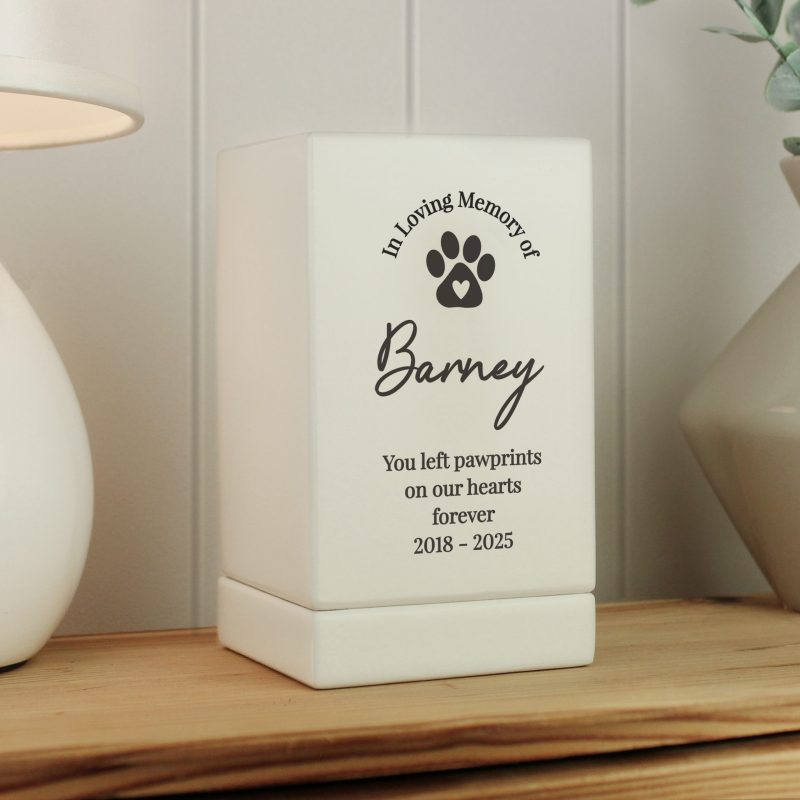 P1011H76.jpg Personalised Pet Memorial Small Wooden Urn
